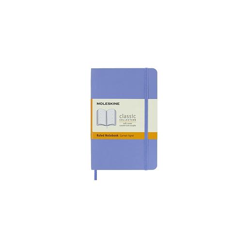 Блокнот Moleskine Classic Soft, 192стр, в линейку, мягкая обложка, голубая гортензия [qp611b42] фото 1