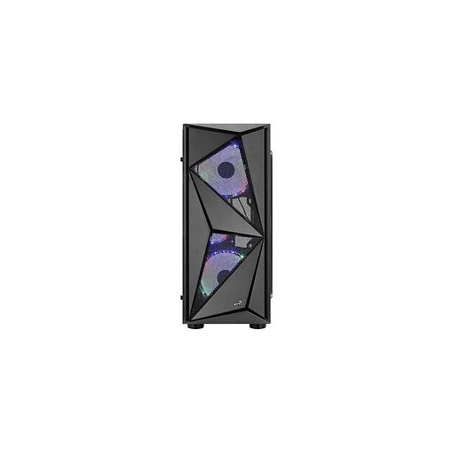 Корпус ATX Aerocool Glider Cosmo-G-BK-v1, Midi-Tower, без БП, черный фото 1