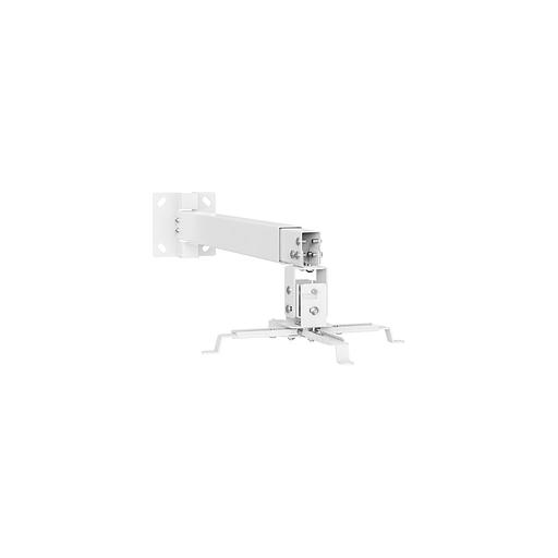Кронштейн для проектора Cactus CS-VM-PRE02-WT, до 20кг, настенный и потолочный, поворот и наклон, белый фото 1