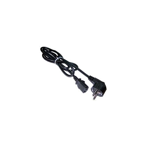 Шнур питания Lanmaster (LAN-PP13/SHA-1.0-BK) C13-Schuko проводник.:3x0.75мм2 1м 220В 10А черный фото 1