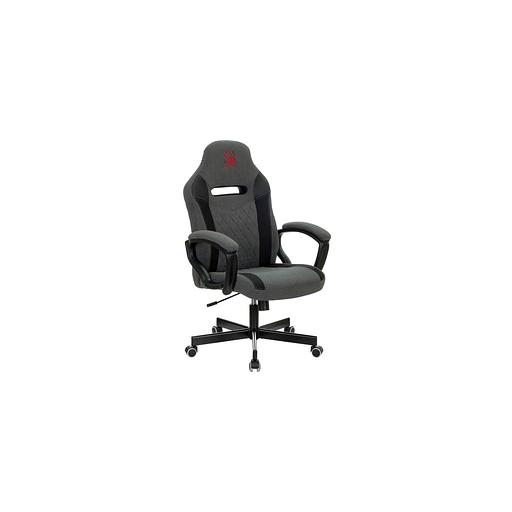 Кресло игровое A4TECH Bloody GC-110, на колесиках, ткань, серый/черный фото 1