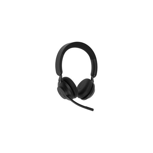 Гарнитура Jabra Evolve2 65 Link380a MS, для компьютера, накладные, Bluetooth, черный [26599-999-999] фото 1