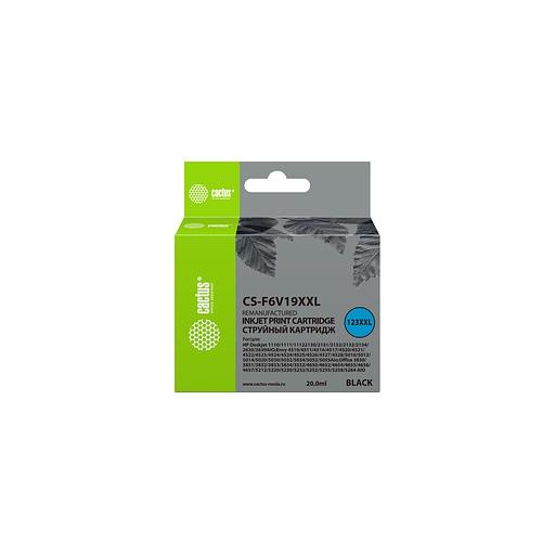 Картридж Cactus CS-F6V19XXL №123XL, 123 XXL, черный / CS-F6V19XXL фото 1