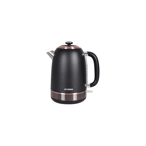 Чайник электрический Hyundai HYK-S4501, 2200Вт, черный и бронзовый фото 1