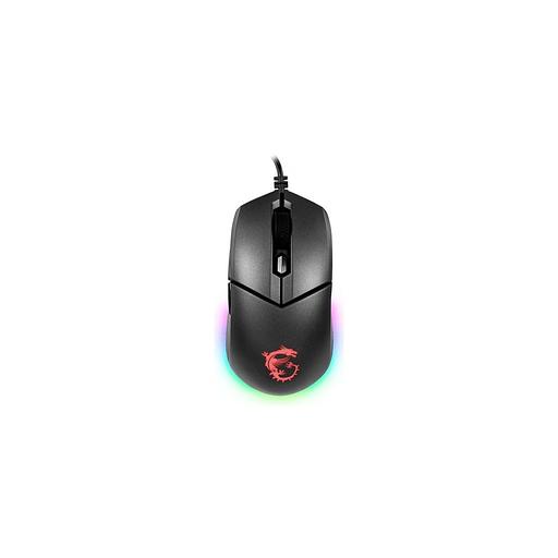 Мышь проводная MSI Clutch GM11, игровая, оптическая, USB, 5000dpi, черный [s12-0402030-cla] фото 1