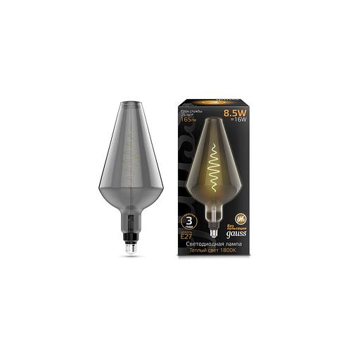 Лампа филаментная GAUSS E27, свеча, 8.5Вт, Vase, одна шт. [180802005] фото 1