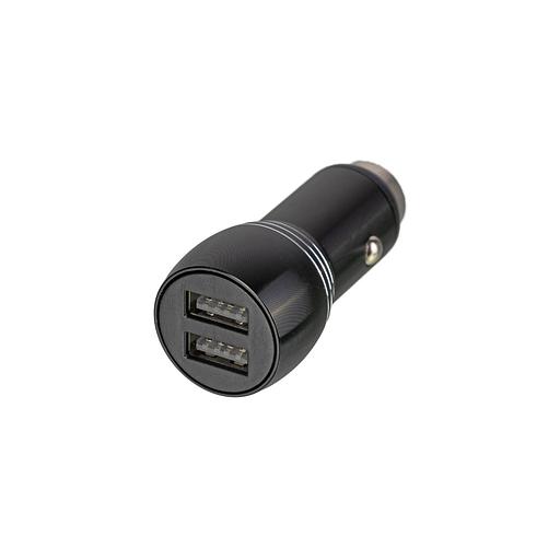 Автомобильное зарядное устройство Wiiix UCC-2-17B, 2xUSB-A, 12Вт, 2.4A, черный фото 1