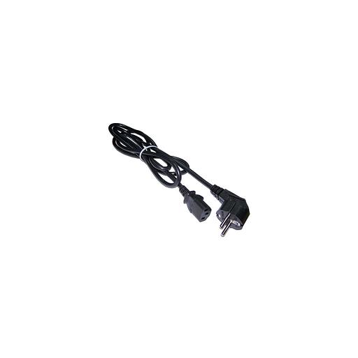 Шнур питания Lanmaster (LAN-PP13/SHA-2.0-BK) C13-Schuko проводник.:3x0.75мм2 2м 220В 10А черный фото 1