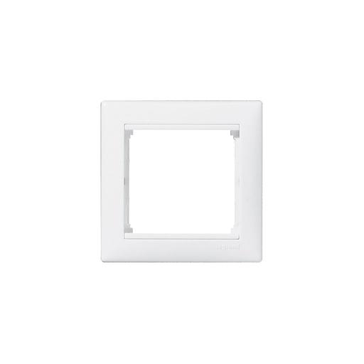 Рамка Legrand (774451) накладная 1штx поликарбонат белый фото 1