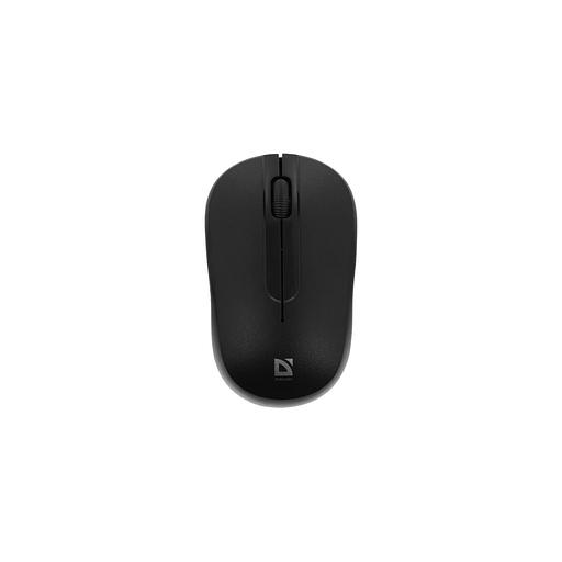 Мышь беспроводная Defender Hit MM-495, радио, оптическая, USB, 1600dpi, черный [52495] фото 1