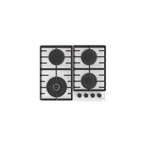 Газовая варочная панель Gorenje Simplicity GTW642SYW, 4 конфорки, закаленное стекло, белый фото 1