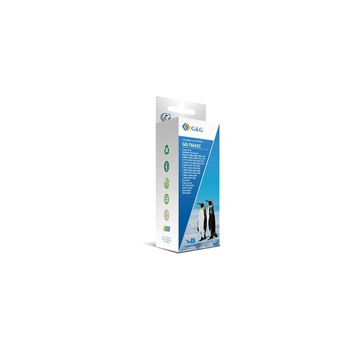 Чернила G&G GG-T6642C, для Epson, 100мл, голубой фото 1