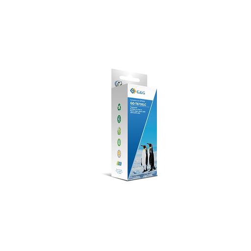 Чернила G&G GG-T6735LC, для Epson, 100мл, светло-голубой фото 1