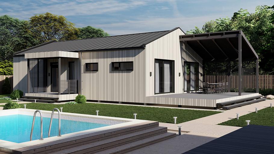 Проект дома «Финляндия XL» white box фото 1