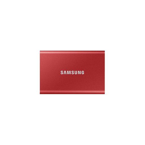 Внешний диск SSD Samsung T7 MU-PC2T0R/WW, 2ТБ, красный фото 1