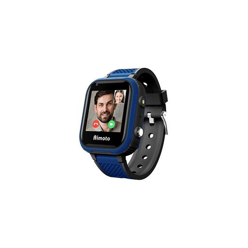 Смарт-часы Кнопка Жизни Aimoto Pro Indigo 4G, 1.44", черный/синий/черный/синий [9500102] фото 1