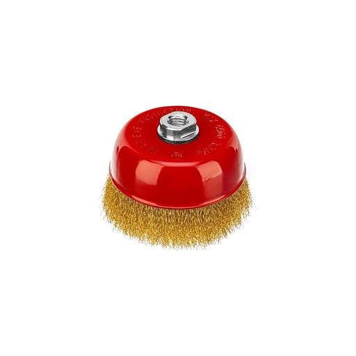 Щетка дисковая MATRIX 74606, по металлу, 125мм, 14мм, 1 фото 1