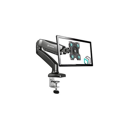 Кронштейн для мониторов ONKRON G80, до 32", до 8кг, настольный, поворот и наклон верт.перемещ., черный фото 1