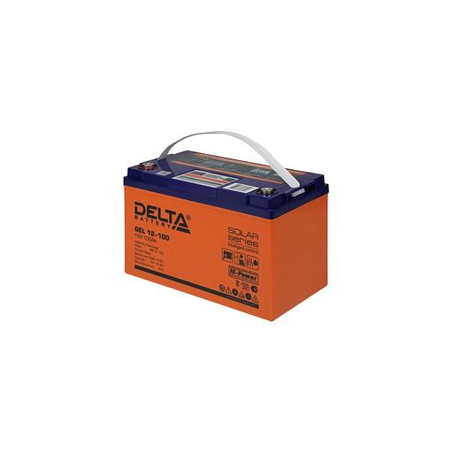 Аккумуляторная батарея Delta GEL 12-100 для ИБП 12В, 100Ач фото 1
