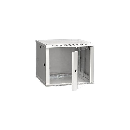 Шкаф коммутационный ITK Linea W LWR3-09U66-GF настенный, стеклянная передняя дверь, 9U, 600x500x600 мм фото 1