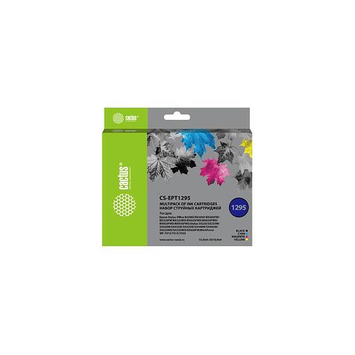 Картридж Cactus CS-EPT1295, T1295, черный / голубой / желтый / пурпурный / CS-EPT1295 фото 1