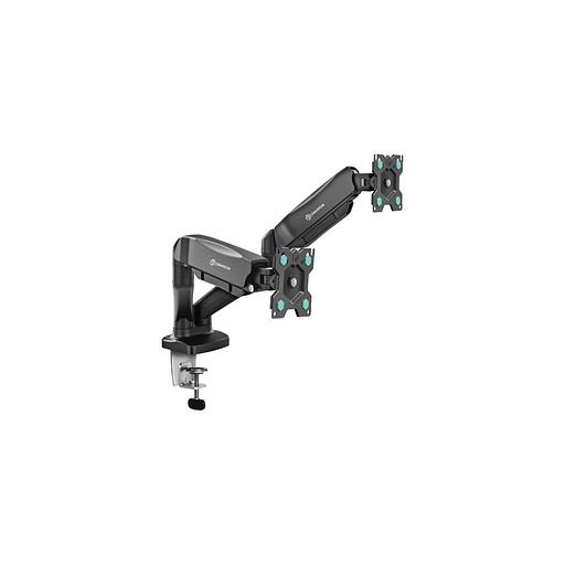 Кронштейн для мониторов ONKRON G160, до 32", до 16кг, настольный, поворот и наклон верт.перемещ., черный фото 1