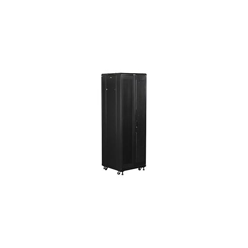 Шкаф коммутационный LanMaster TWT-CBB-27U-6X6-G1 напольный, стеклянная передняя дверь, 27U, 600x600 мм фото 1
