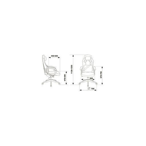 Кресло игровое ZOMBIE Driver, на колесиках, эко.кожа, черный/желтый/желтый [zombie driver yel] фото 1