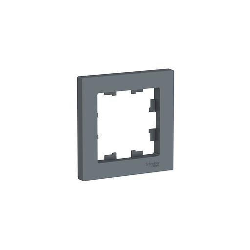 Рамка Schneider Electric ATN000701 (ATN000701) накладная 1штx термопласт серый фото 1
