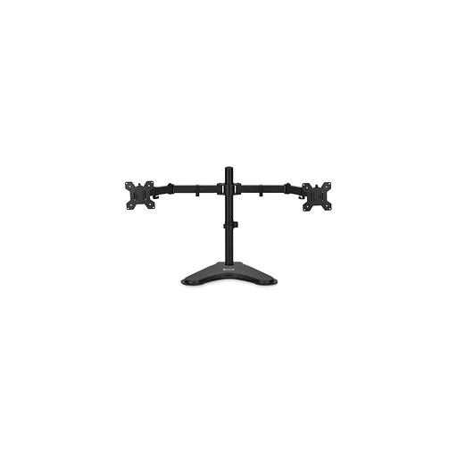 Кронштейн для мониторов ЖК Buro BU-M042-D, до 32", до 16кг, настольный, поворот и наклон верт.перемещ., черный фото 1