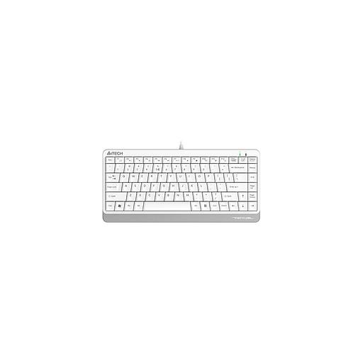 Клавиатура A4TECH Fstyler FKS11, USB, белый серый [fks11 white] фото 1