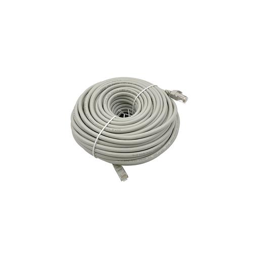 Патч-корд Buro UTP-6-30M-G литой (molded), UTP, кат.6, 30м, 4 пары, 24AWG, алюминий омедненный, многожильный, серый фото 1