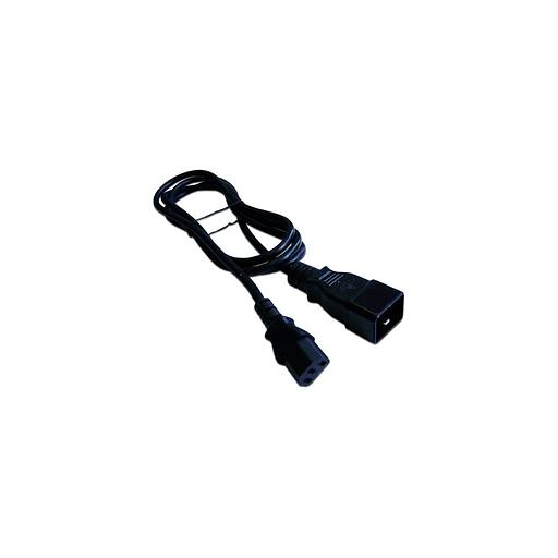 Шнур питания Lanmaster (LAN-PP13/20-1.0-BK) C13-C20 проводник.:3x0.75мм2 1м 220В 10А черный фото 1