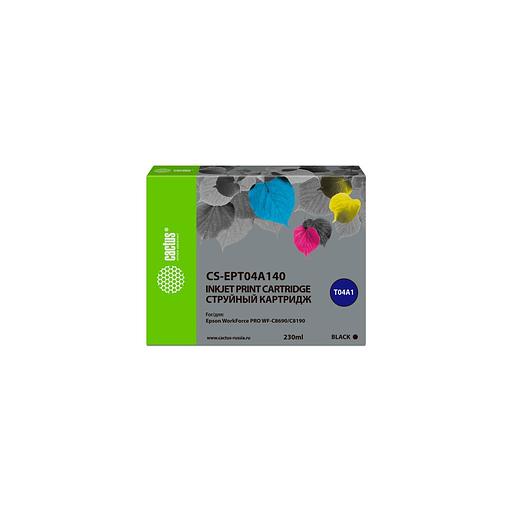 Картридж Cactus CS-EPT04A140, T04A1, черный пигментный / CS-EPT04A140 фото 1