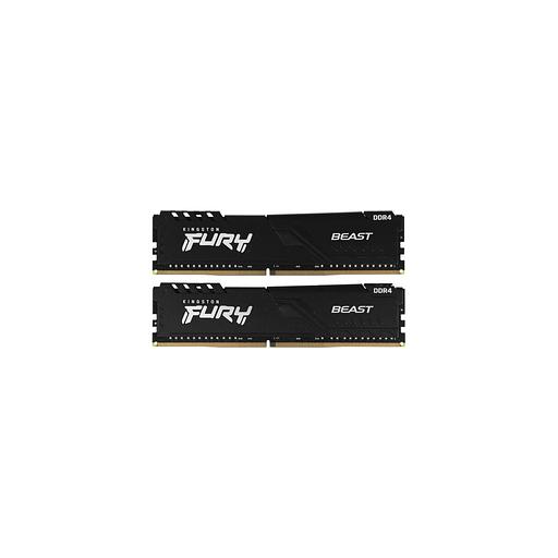 Оперативная память Kingston Fury Beast Black KF436C18BBK2/64 DDR4 - 2x 32ГБ 3600МГц, DIMM, Ret фото 1