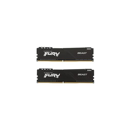 Оперативная память Kingston Fury Beast Black KF432C16BBK2/16 DDR4 - 2x 8ГБ 3200МГц, DIMM, Ret фото 1
