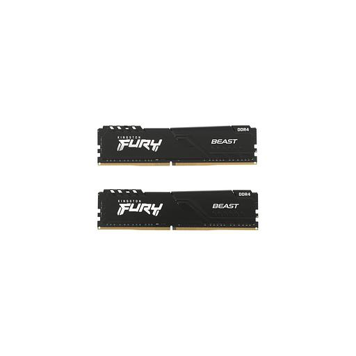 Оперативная память Kingston Fury Beast KF436C17BBK2/16 DDR4 - 2x 8ГБ 3600МГц, DIMM, Ret фото 1