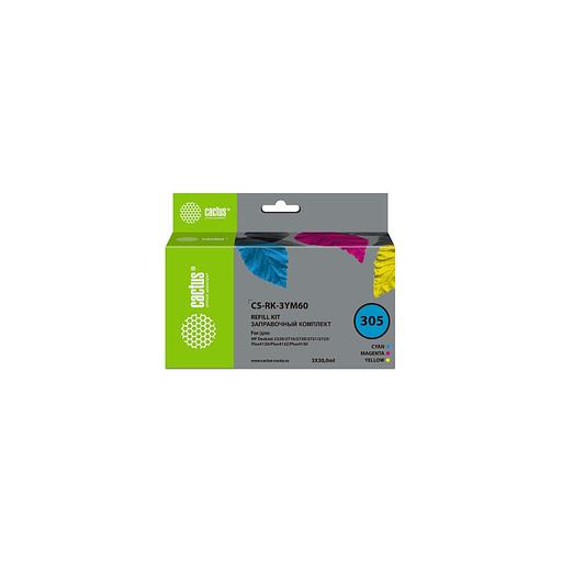 Заправочный набор Cactus CS-RK-3YM60 №305, для HP, 30мл, многоцветный фото 1