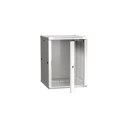 Шкаф коммутационный ITK Linea W LWR3-18U66-GF настенный, стеклянная передняя дверь, 18U, 600x900x600 мм фото 1