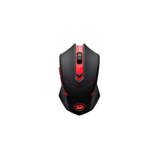 Мышь беспроводная Redragon M601WL-BA, игровая, радио, оптическая, USB, 2400dpi, черный и красный [78227] фото 1
