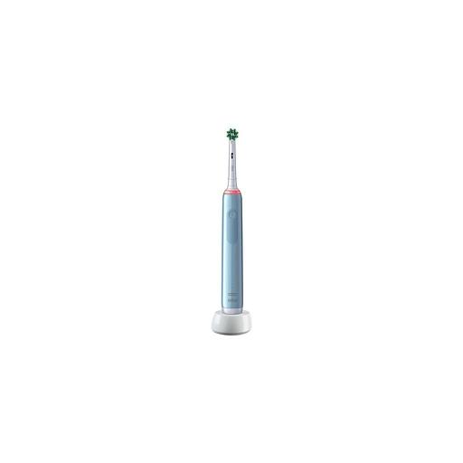 Электрическая зубная щетка Oral-B Pro 3/D505.513.3 CrossAction, насадки для щётки: 1 шт, цвет: голубой фото 1