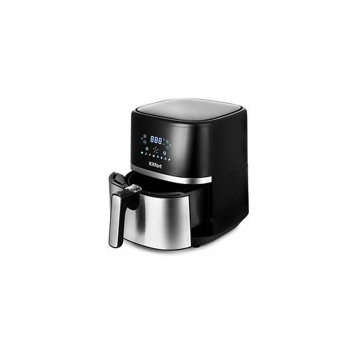 Аэрогриль KitFort КТ-2221, черный и серебристый фото 1