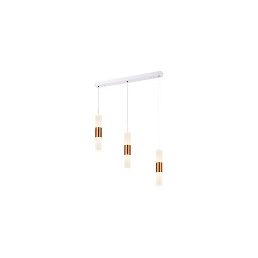 Светильник HIPER Roll H822-5, 6 х 10 Вт, 3000К белый/золото фото 1