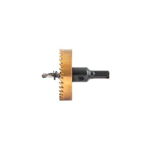 Коронка DENZEL 724119, по металлу, 60мм, 1шт фото 1