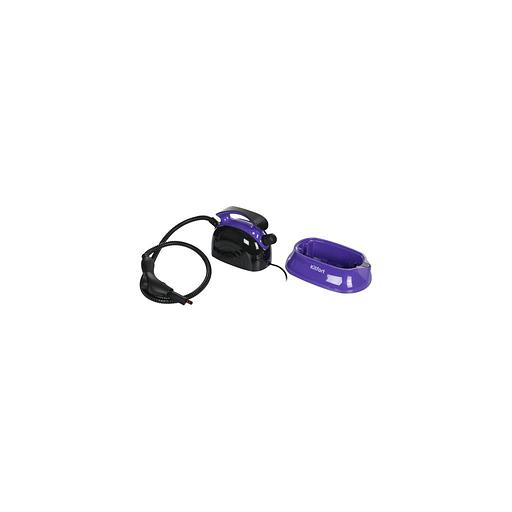 Пароочиститель KitFort КТ-9102-1, черный/фиолетовый фото 1