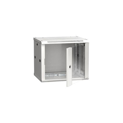 Шкаф коммутационный ITK Linea W LWR3-09U64-GF настенный, стеклянная передняя дверь, 9U, 600x500x450 мм фото 1