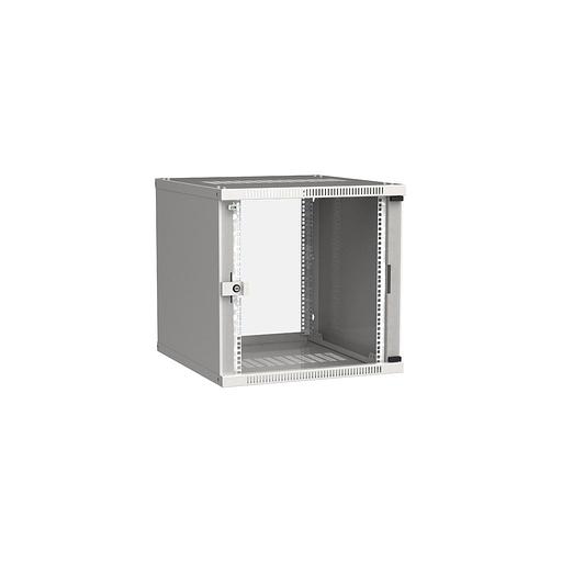 Шкаф коммутационный ITK Linea WE LWE3-09U66-GF настенный, стеклянная передняя дверь, 9U, 600x450x600 мм фото 1
