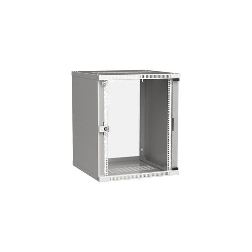 Шкаф коммутационный ITK Linea WE LWE3-15U66-GF настенный, стеклянная передняя дверь, 15U, 600x715x600 мм фото 1