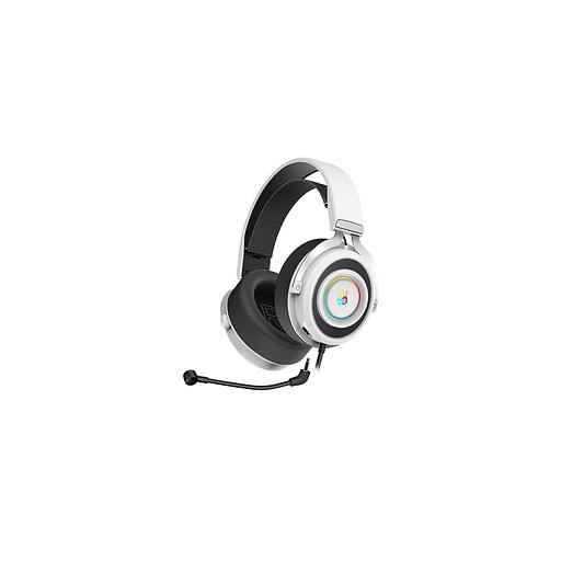 Гарнитура игровая A4TECH Bloody G535, для компьютера, мониторные, проводные, белый / черный [g535 (black+white) usb] фото 1