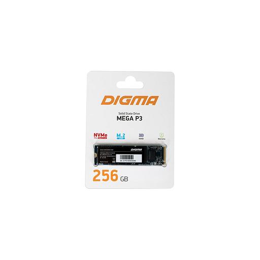 SSD накопитель Digma Mega P3 DGSM3256GP33T 256ГБ, M.2 2280, PCIe 3.0 x4, NVMe, M.2, rtl фото 1